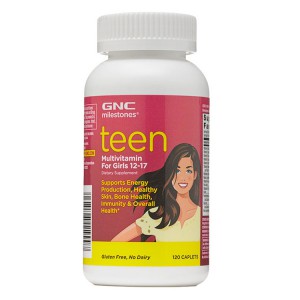 美国GNC青少年女孩综合维生素120粒