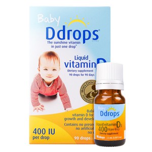 美国BABY DDROPS D3 2.5ML蓝色