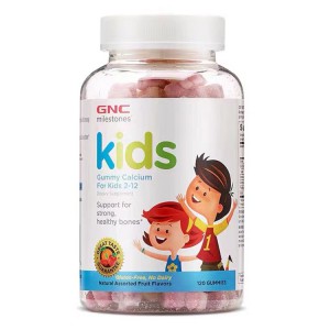 美国GNC KIDS兒童補鈣糖120粒