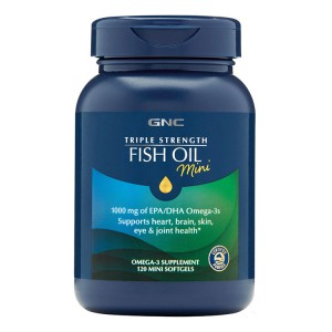 美国GNC Mini鱼油120粒