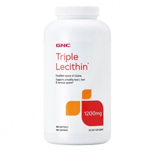 美国GNC TRIPLE 卵磷脂1200MG 180粒 