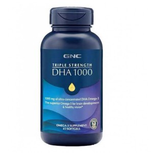 美国GNC深海鱼油DHA 45粒
