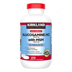 美国Kirkland葡萄糖维骨力MSM375粒