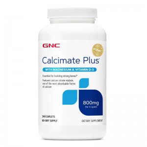 美國GNC 鈣PLUS 800MG 240粒